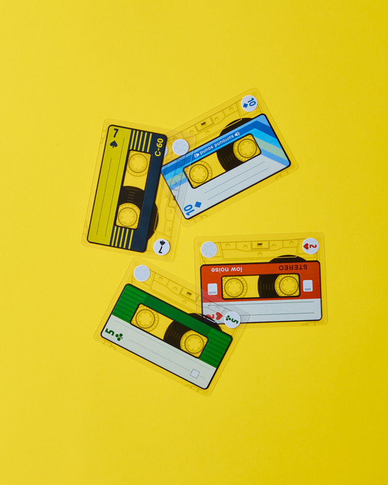 Kikkerland - Card Game - Cassettes