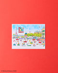 Merci x Richard Scarry - Carte Postale Paris