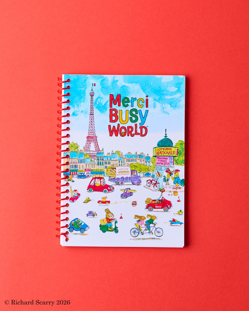 Merci x Richard Scarry - Carnet
