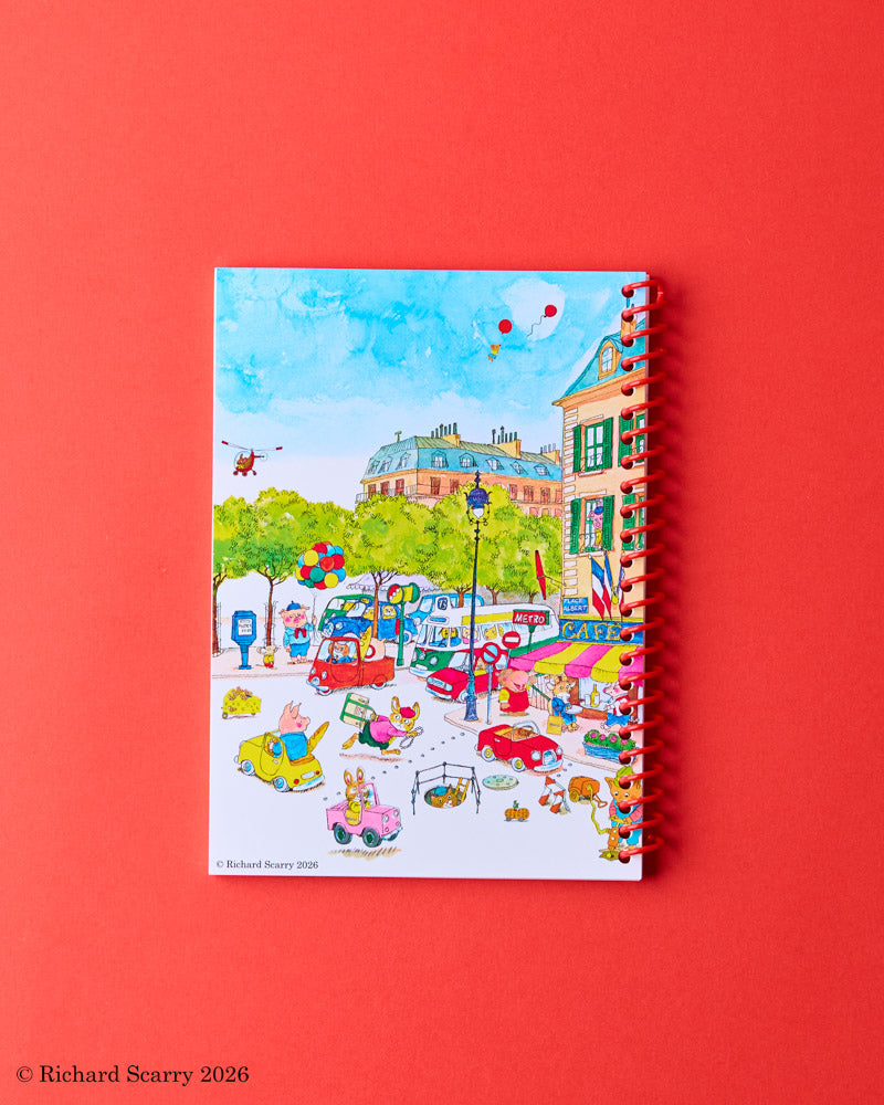 Merci x Richard Scarry - Carnet