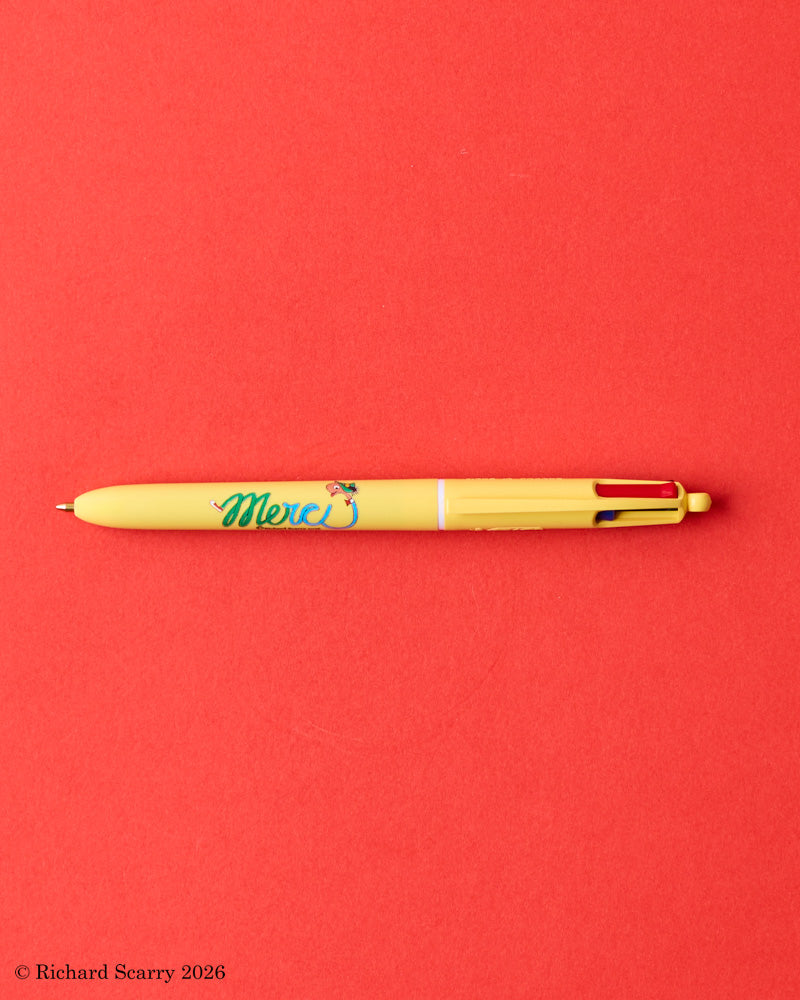 Merci x Richard Scarry - Stylo