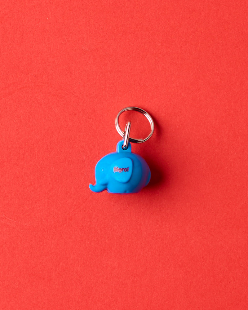 Merci - Elephant Keychain - Blue