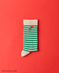Merci x Richard Scarry - Chaussettes Kids Souris - Rayures Vertes