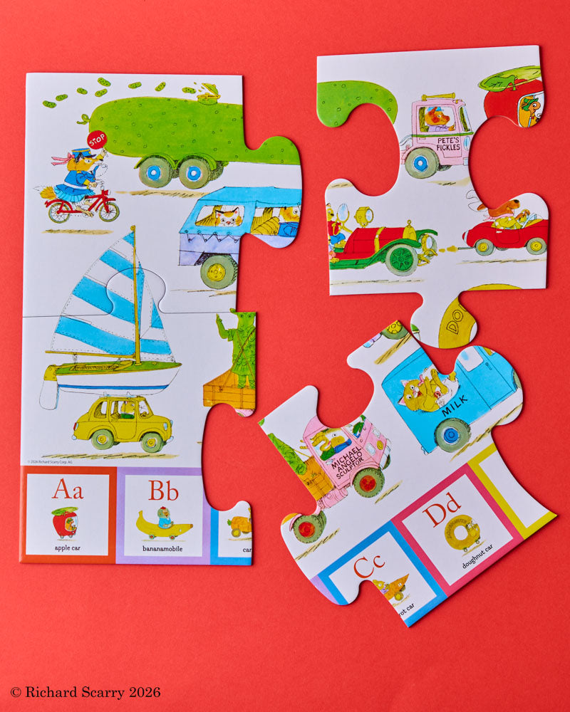 Richard Scarry - Puzzle Things That Go
