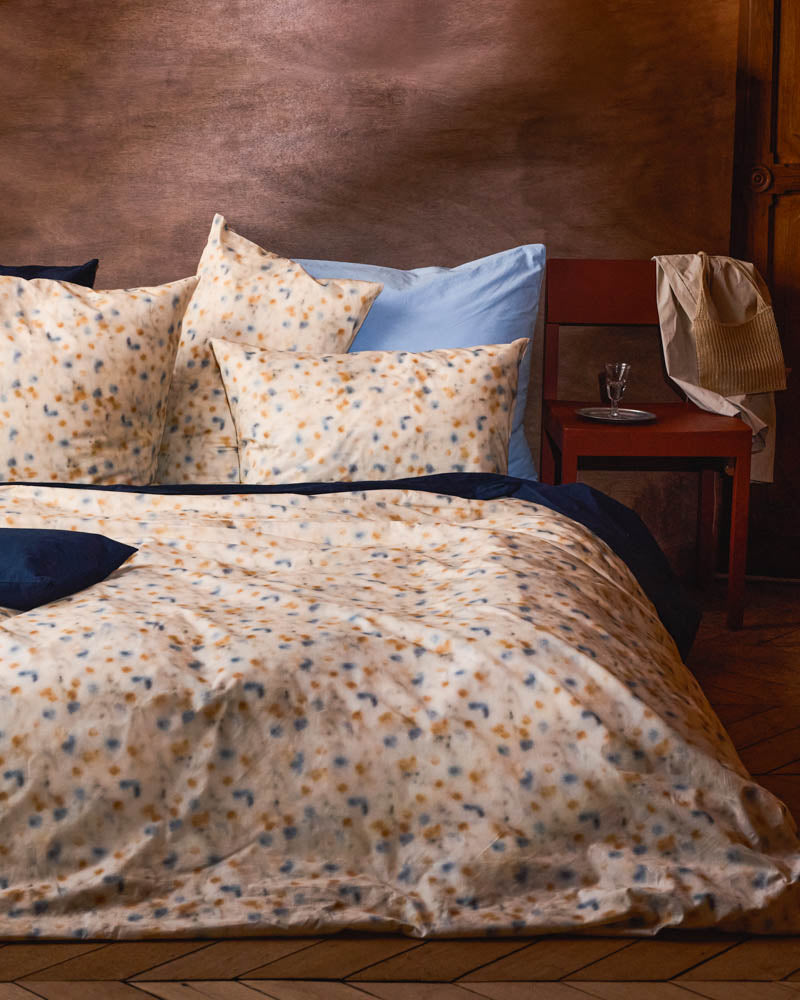 Merci - Cotton percale duvet cover - Herbarium