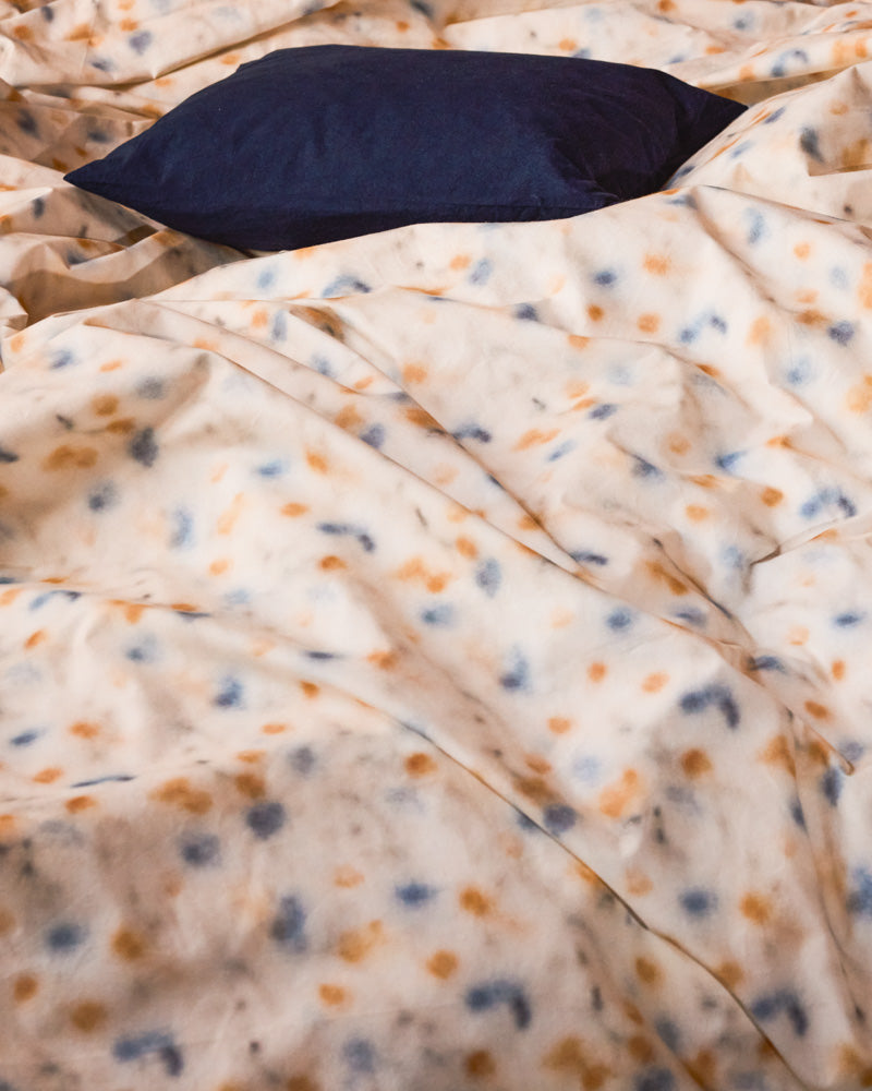 Merci - Cotton percale duvet cover - Herbarium