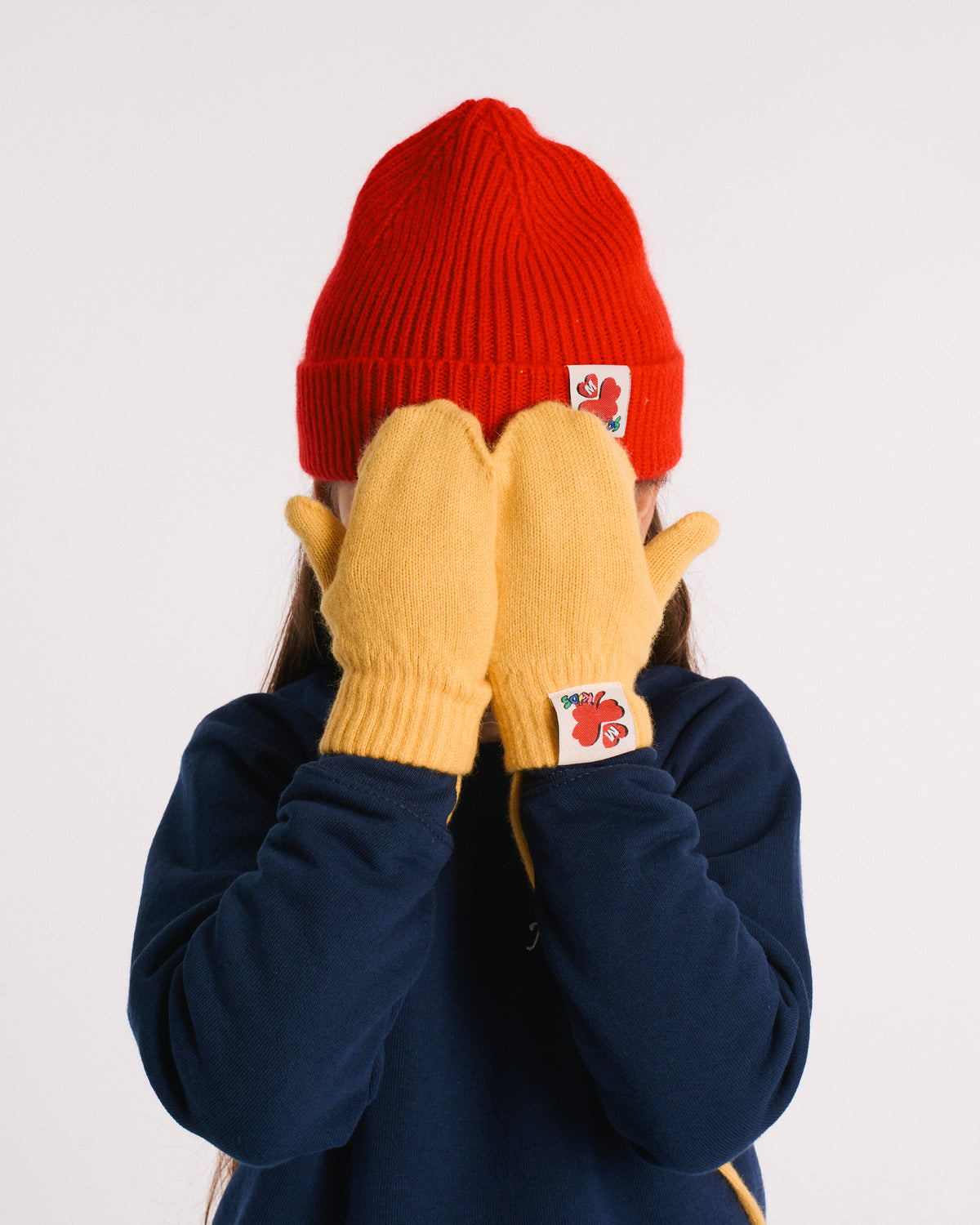 Merci - Children's Lucky Mittens - Yellow – Merci Paris