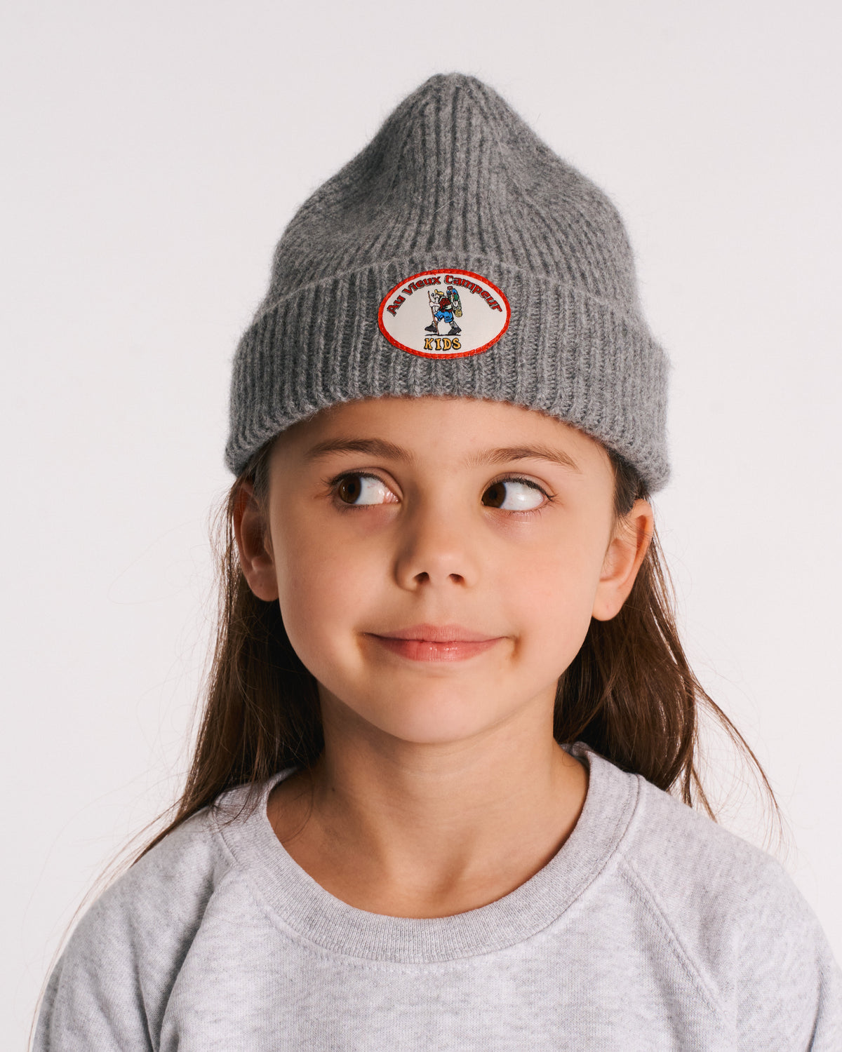 Au Vieux Campeur - Congés Payés - Bonnet Ben Kids - Gris Chiné