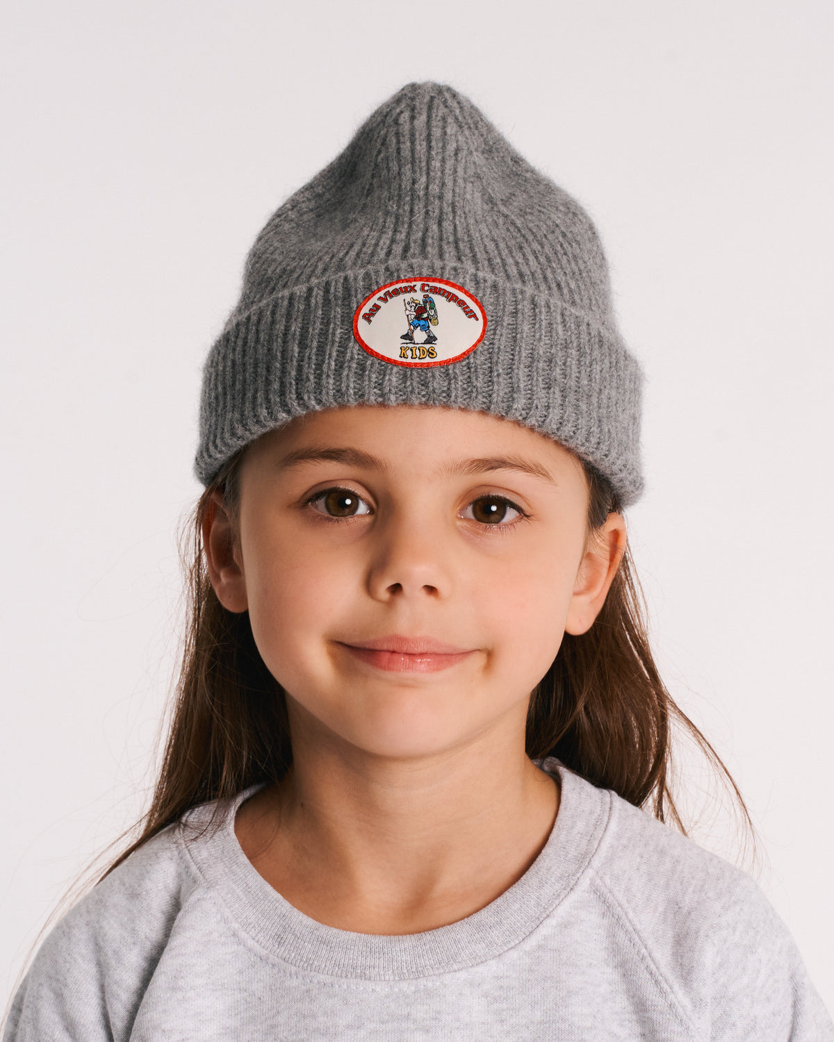 Au Vieux Campeur - Congés Payés - Bonnet Ben Kids - Gris Chiné