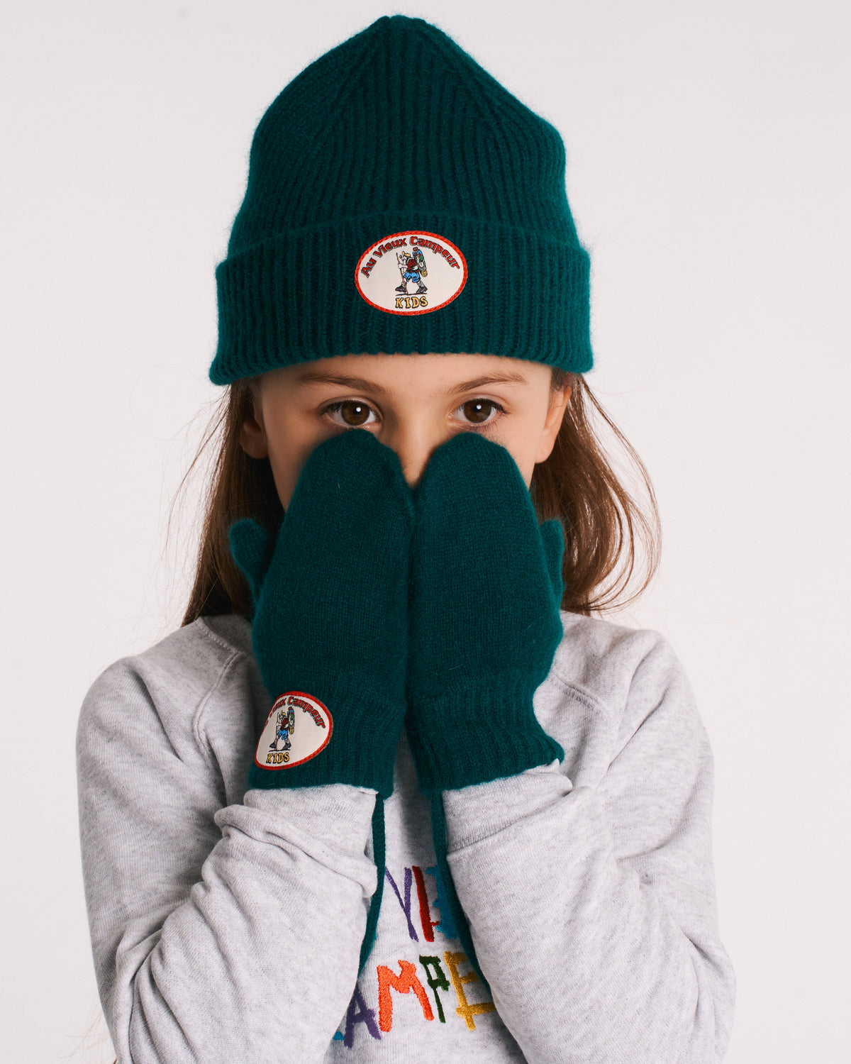 Au Vieux Campeur - Congés Payés - Moufles Ben Kids - Vert Forêt