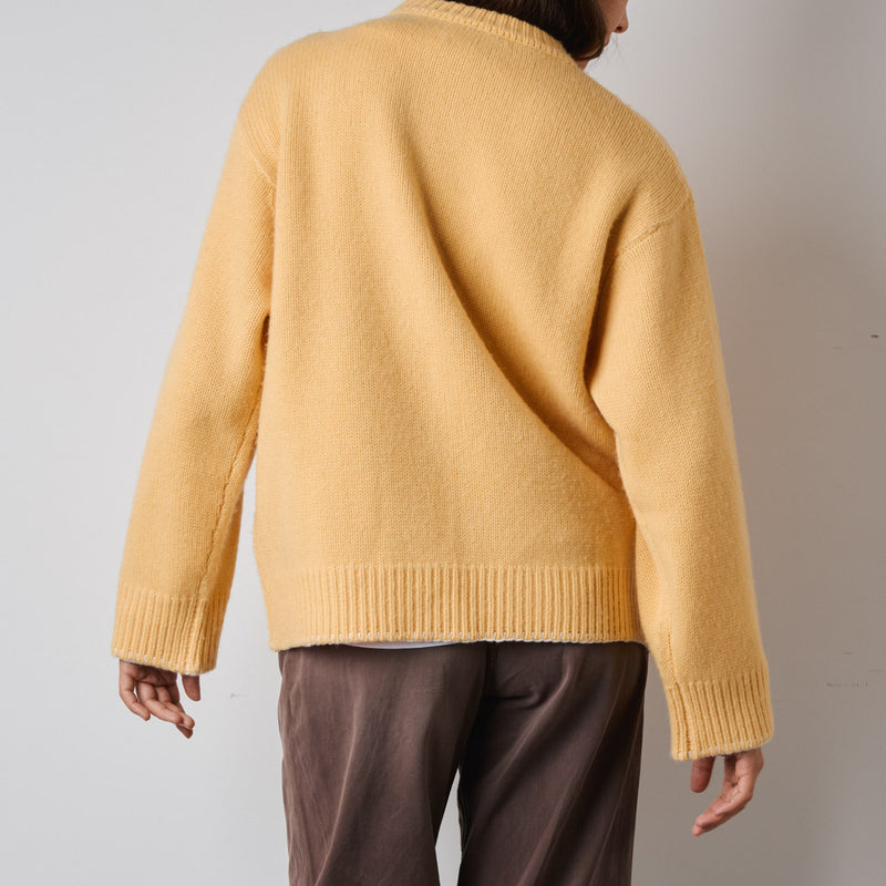 Merci - Pull Eloise - Jaune & Blanc