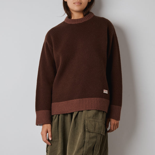 Merci - Pull Eloise - Marron & Camel