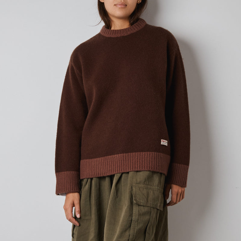 Merci - Pull Eloise - Marron & Camel