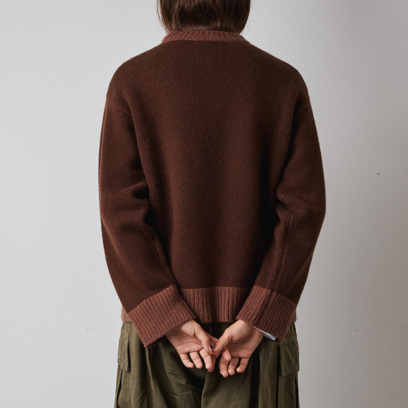 Merci - Pull Eloise - Marron & Camel