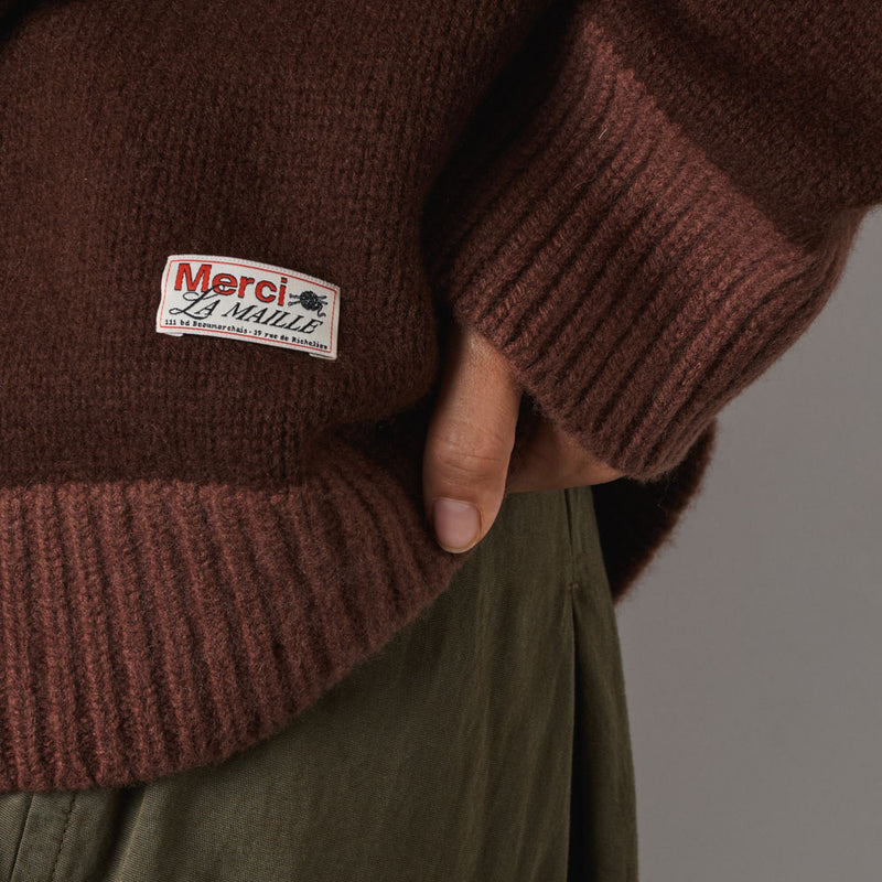 Merci - Pull Eloise - Marron & Camel