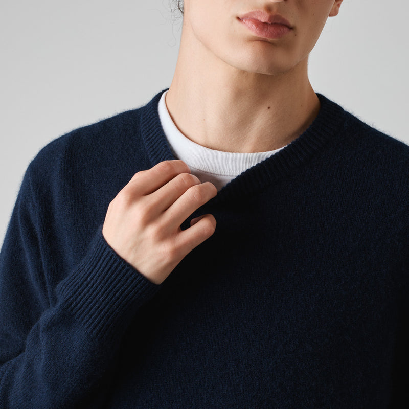 Merci - Pull en cachemire Claudio - Marine