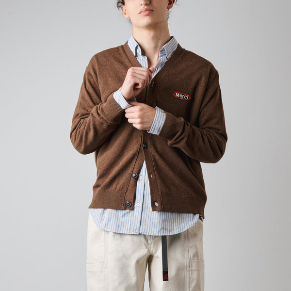 Merci - Cardigan Charlie - Marron