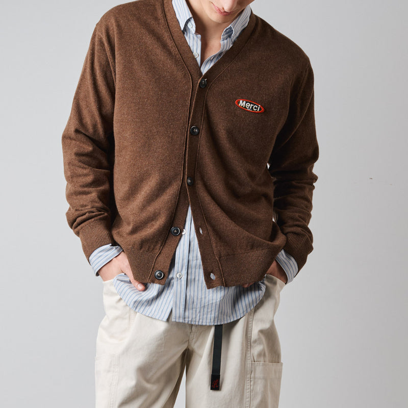 Merci - Cardigan Charlie - Marron