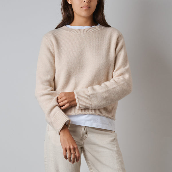 Merci - Pull Charlotte - Blanc Cassé