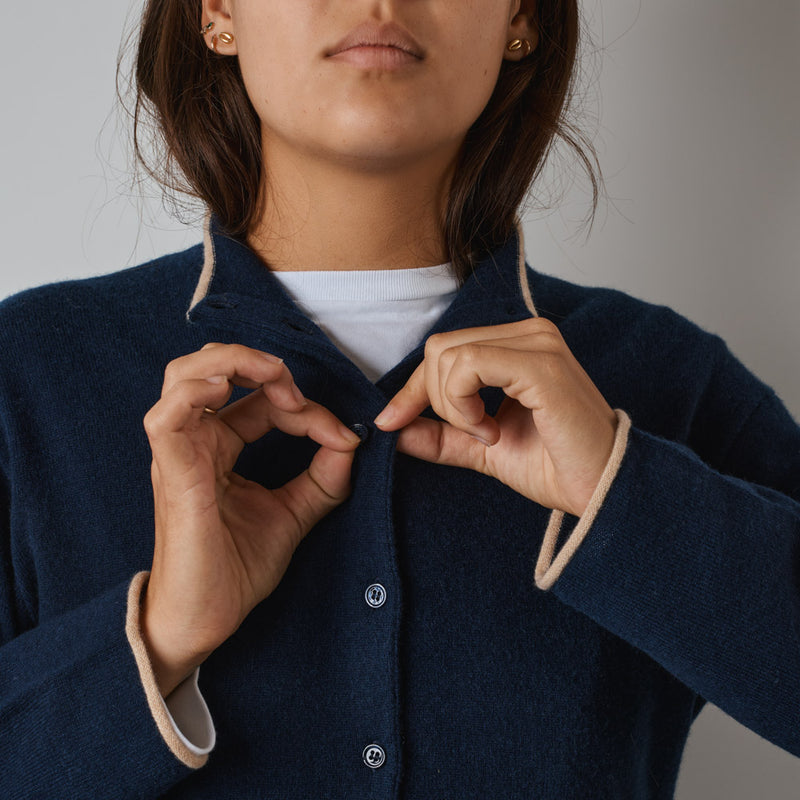 Merci - Cardigan Iris - Bleu