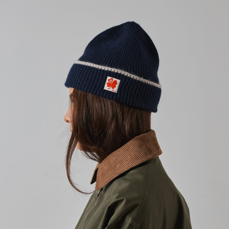 Merci - Bonnet Bicolore - Marine & Crème