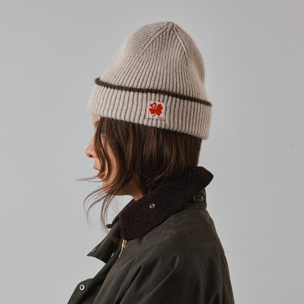 Merci - Bonnet Bicolore - Crème & Marron