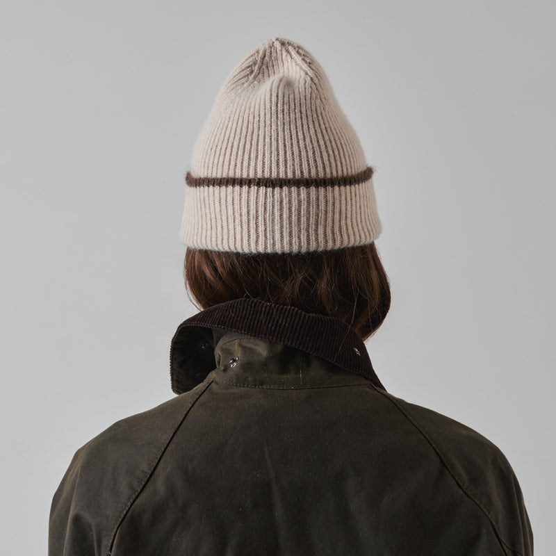 Merci - Bonnet Bicolore - Crème & Marron