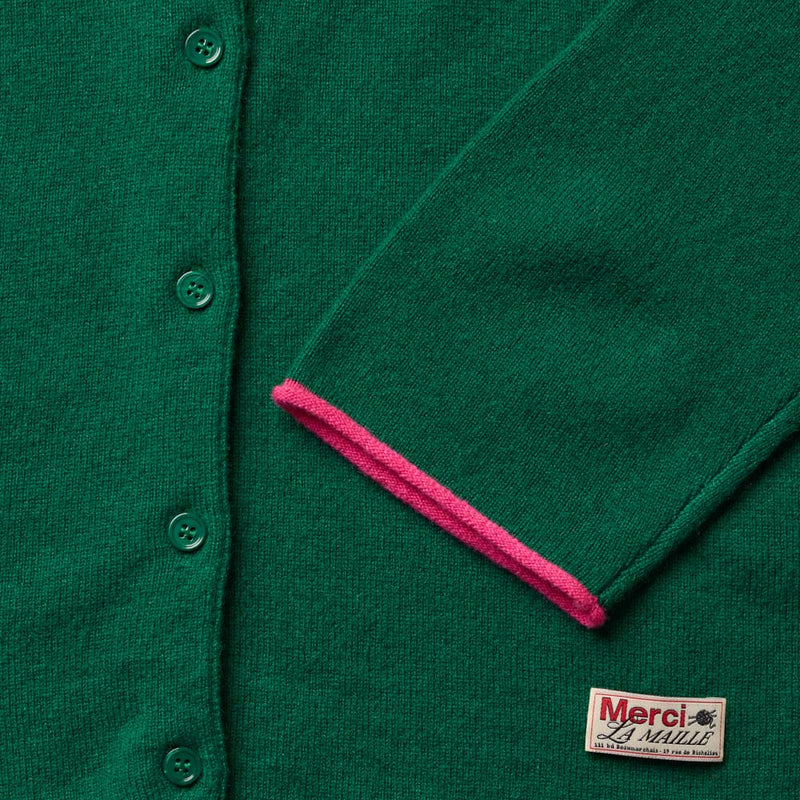 Merci - Cardigan Iris - Vert