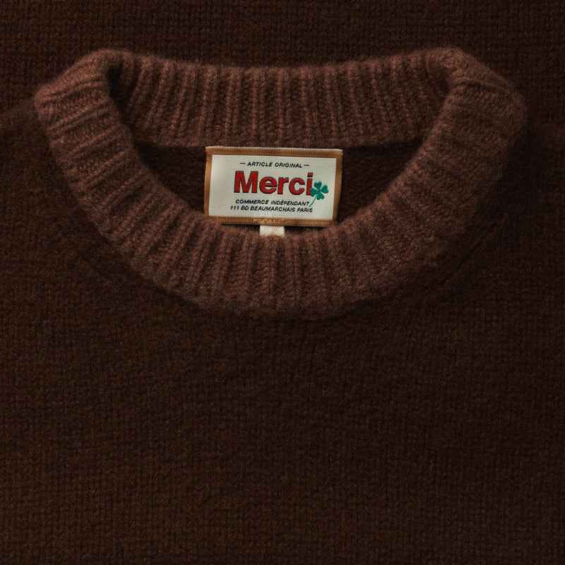 Merci - Pull Eloise - Marron & Camel