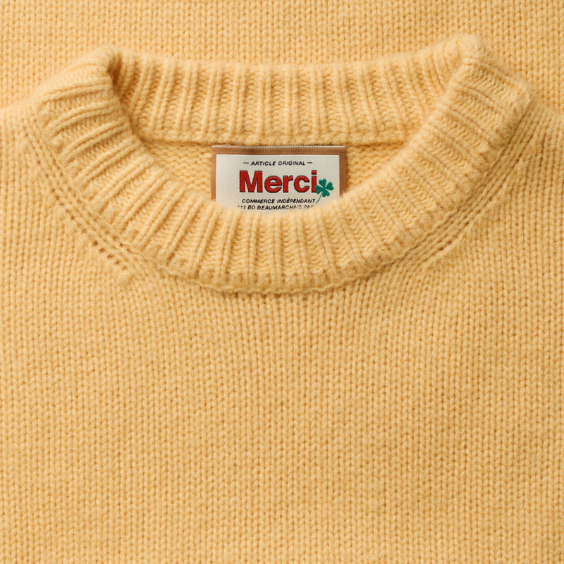 Merci - Pull Eloise - Jaune & Blanc