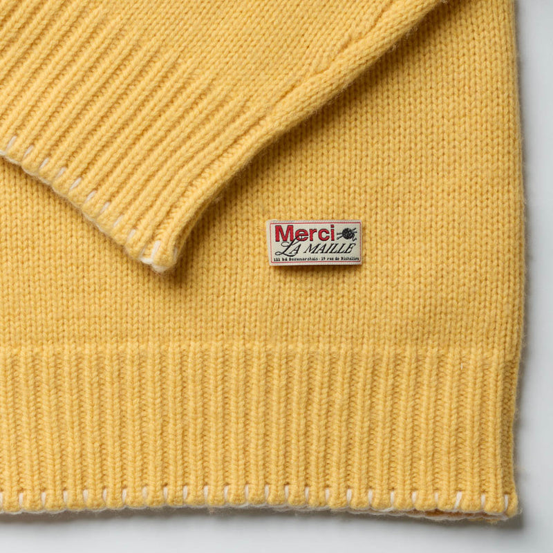 Merci - Pull Eloise - Jaune & Blanc