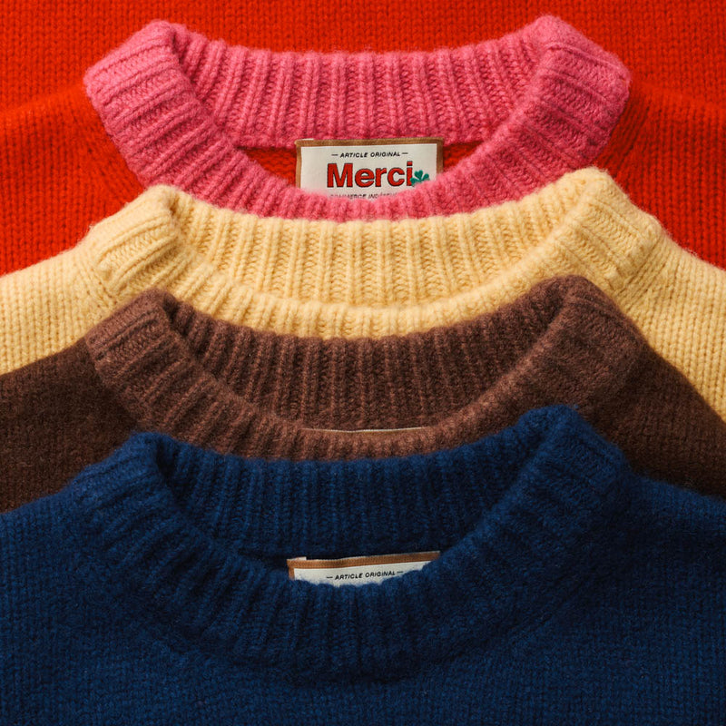 Merci - Pull Eloise - Marron & Camel