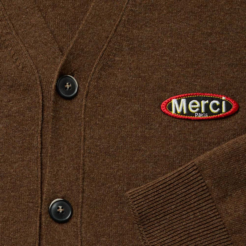 Merci - Cardigan Charlie - Marron