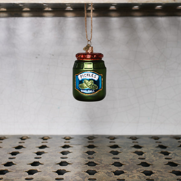 Ornement - Bocal de cornichon