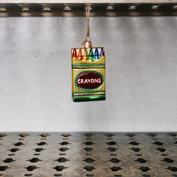 Ornement - Boite de craies grasses