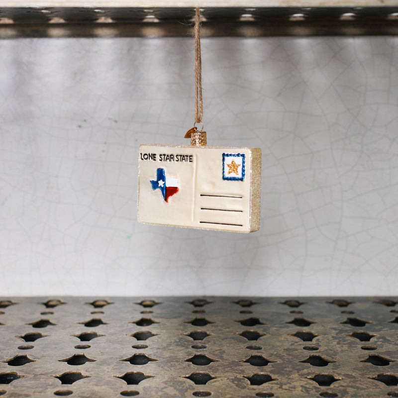 Ornement - Carte postale du Texas