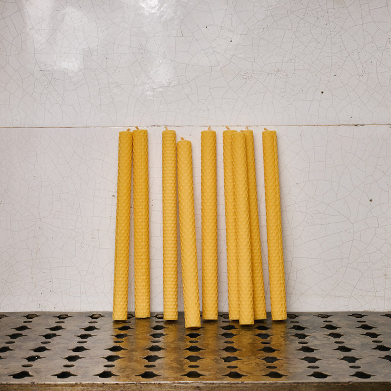 Lot de Chandelles Lucienne - Jaune