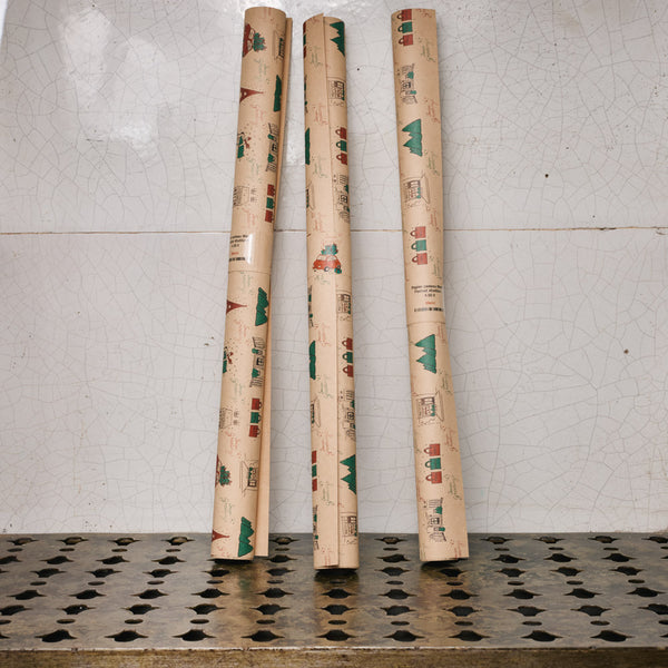 Papier cadeau Merci - Christmas