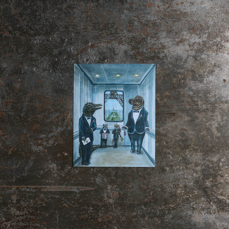 Carte postale - Merci x Travis Chapman - Sharped dressed and ready to go