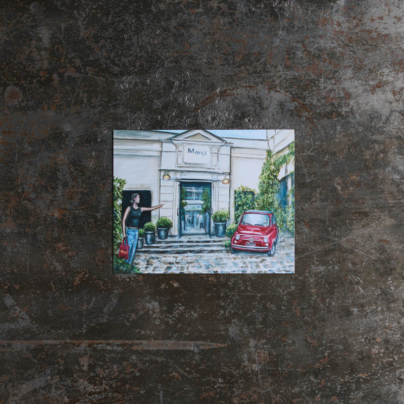 Carte postale - Merci x Travis Chapman - That store is not real