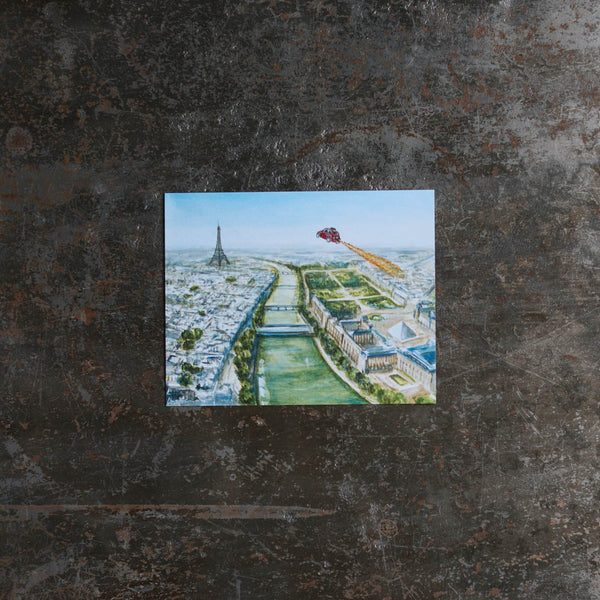 Carte postale - Merci x Travis Chapman - Ariel Tour