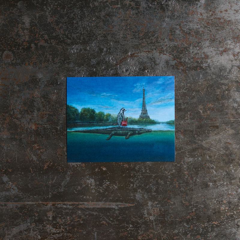 Carte postale - Merci x Travis Chapman - River Tour