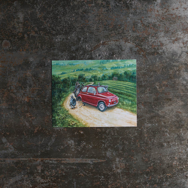 Carte postale - Merci x Travis Chapman - Pit Stop in Provence