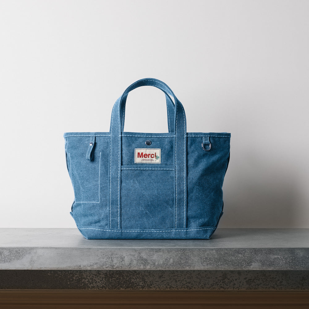 Cabas Candide Uni - Denim - Merci - vue 3