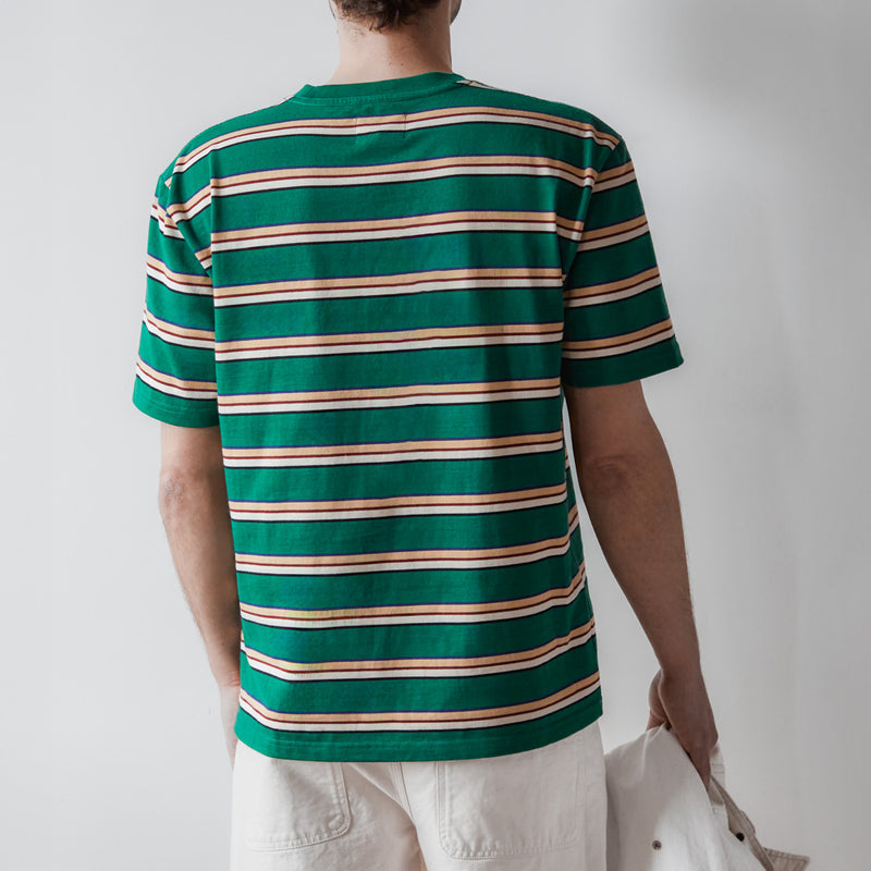 Merci - T-Shirt Vadim Stripes - Vert