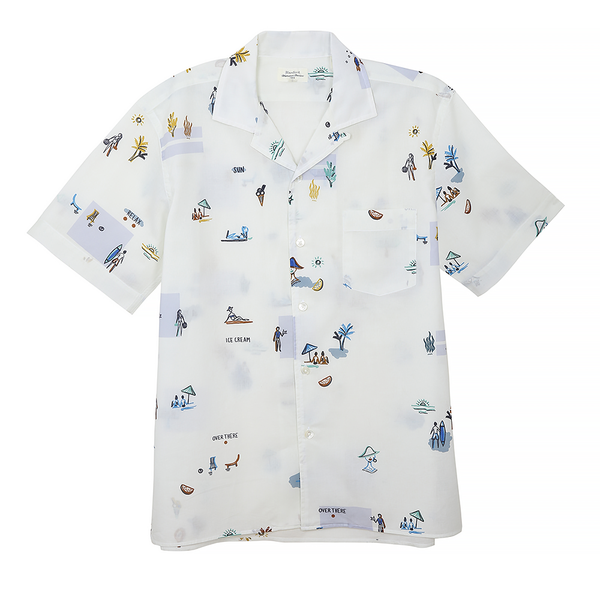 Hartford - Chemise Palm Mc - Ivoire