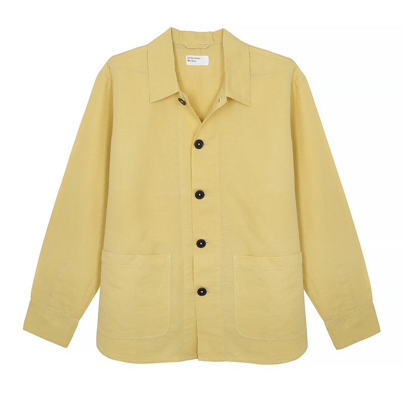 Universal Works - Chemise Travail - Jaune Citron