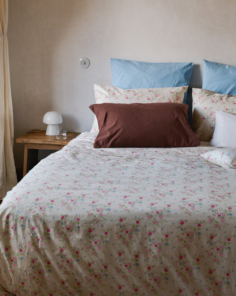 Merci - Housse De Couette En Percale De Coton - Jardin