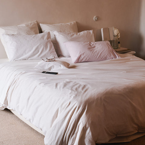 Cotton percale duvet cover - Souvenir
