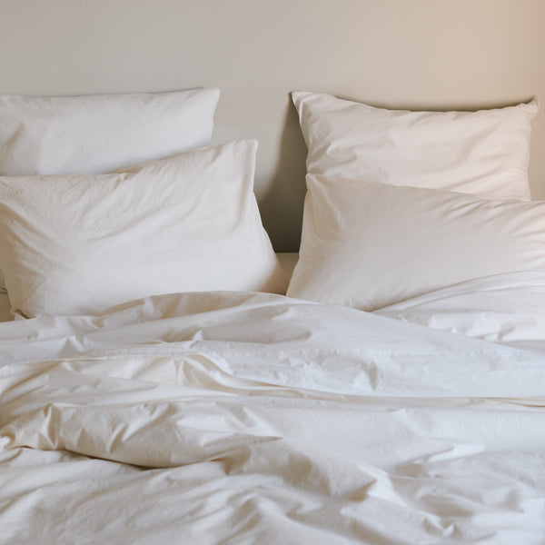Taie D'oreiller STOF 65x65 Cm – Blanc, 100% Coton, Qualité Pro